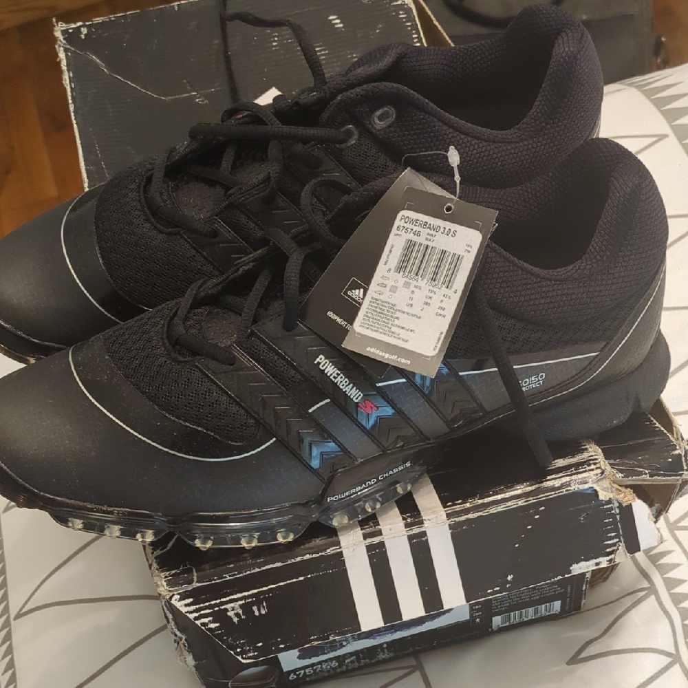 Adidas Black Powerband Soccer Shoes